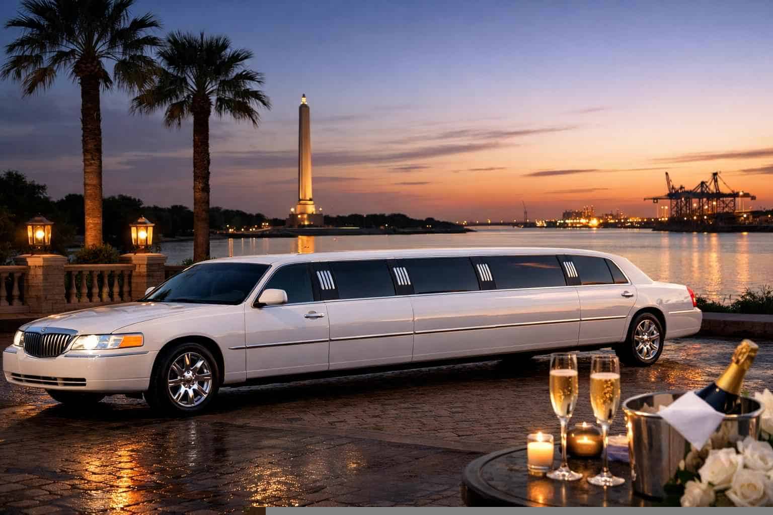 Best White Limo Rental in La Porte Texas