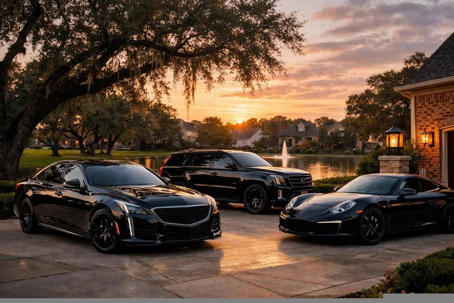 Black Cars in Friendswood Texas