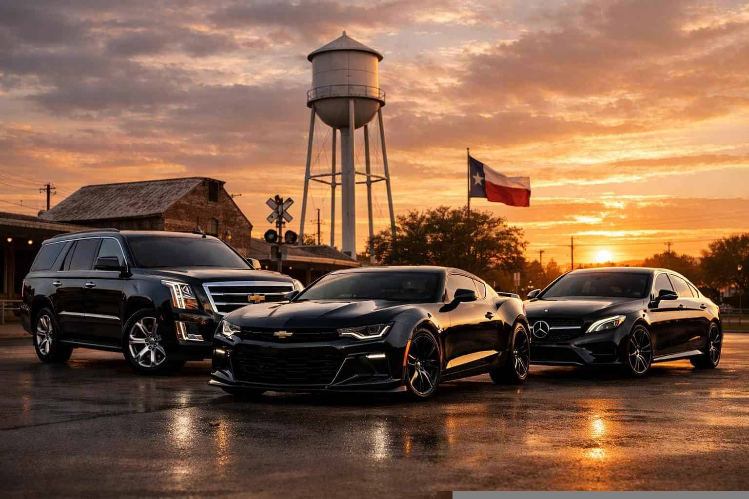 Black Cars in Tomball Texas