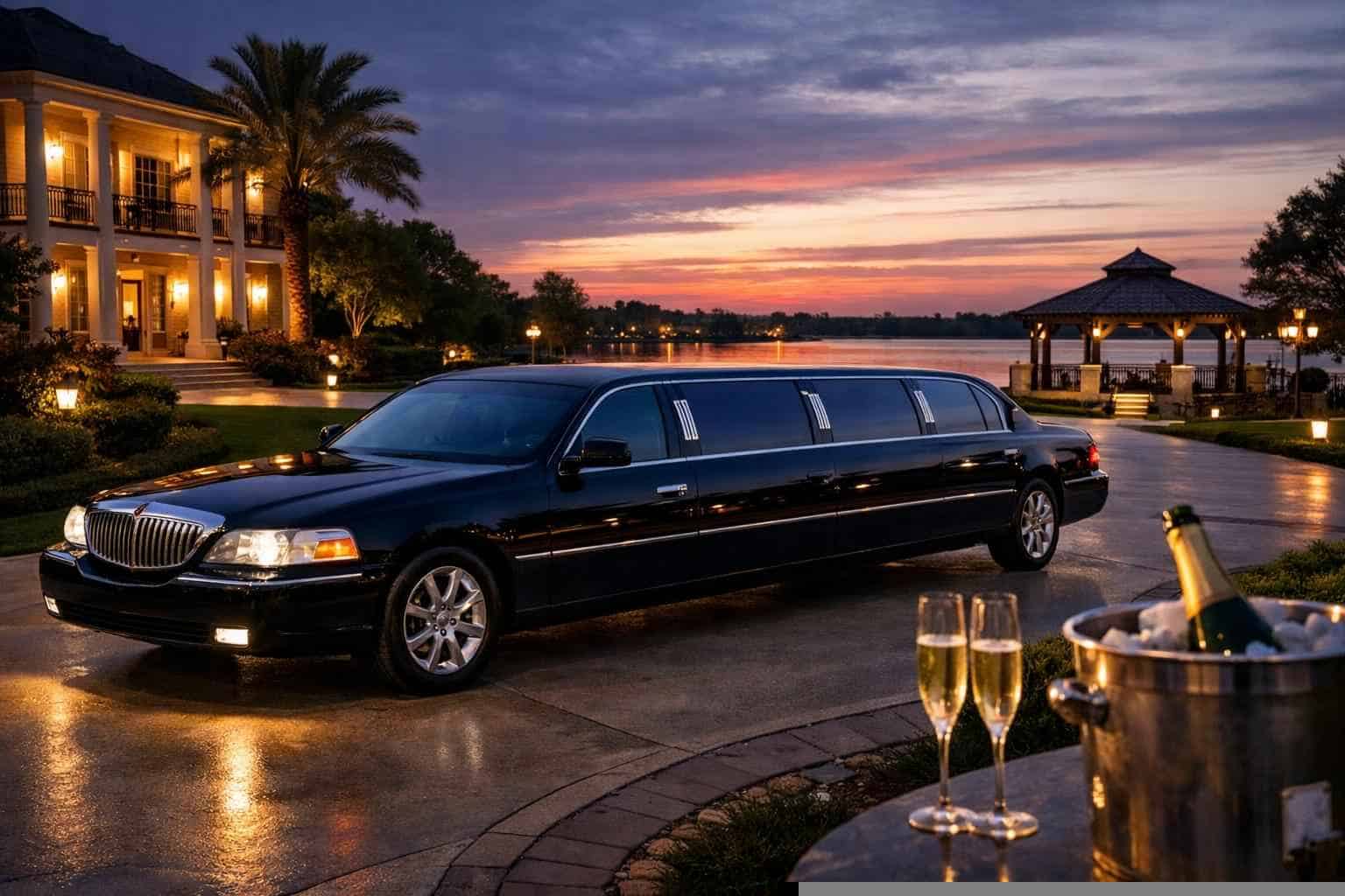 Black Limo Rental Friendswood TX