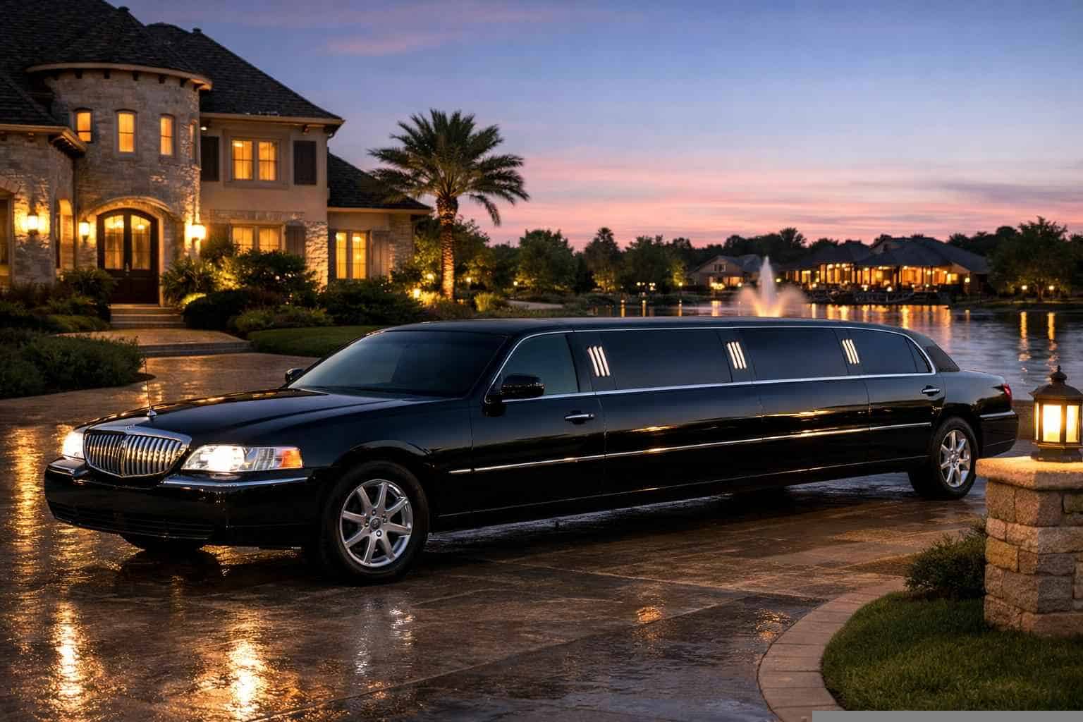 Black Limo Rental in Friendswood Texas