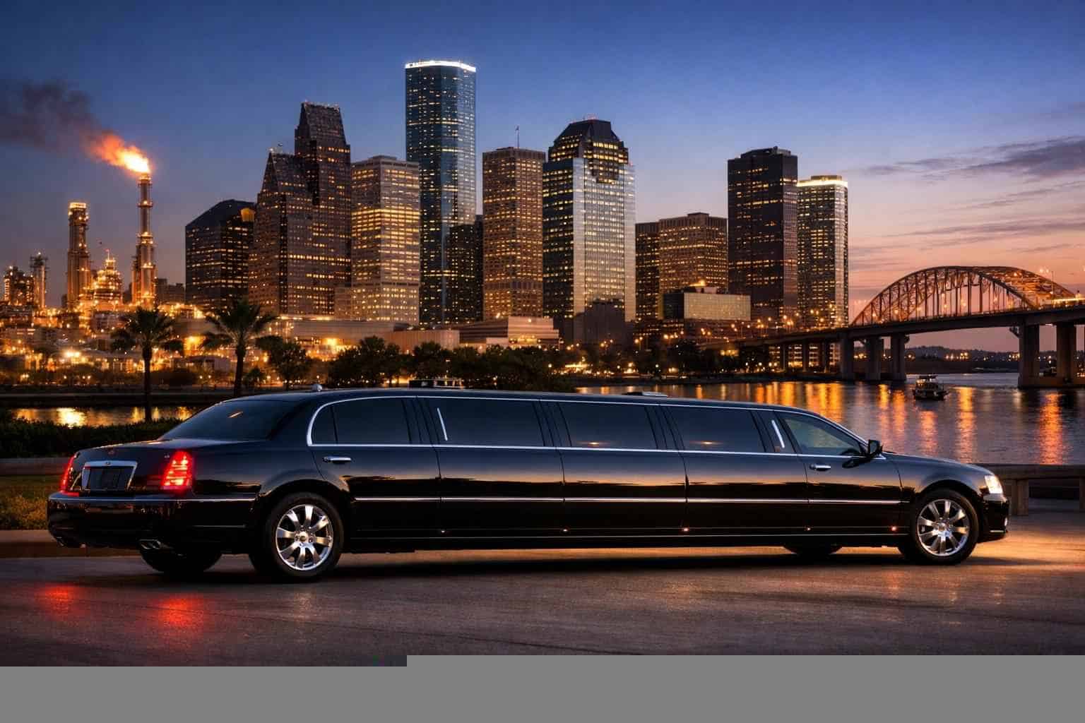 Black Limo Rental in Texas City Texas
