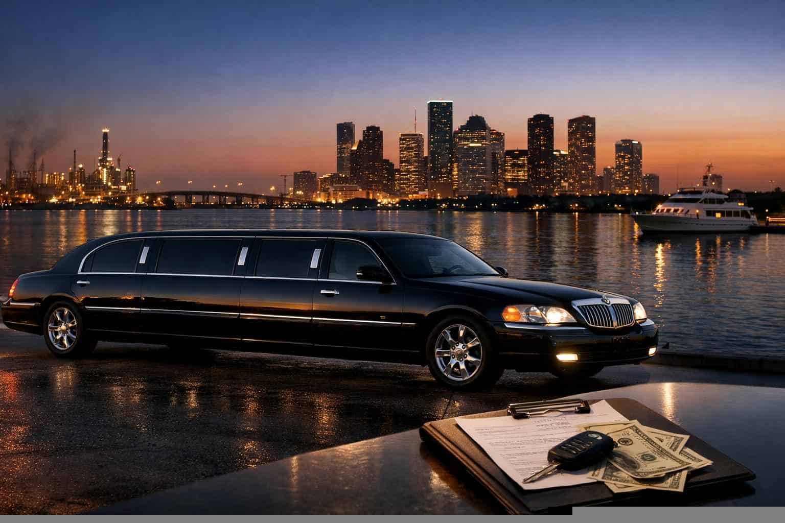Black Limo Rental Prices in La Porte TX