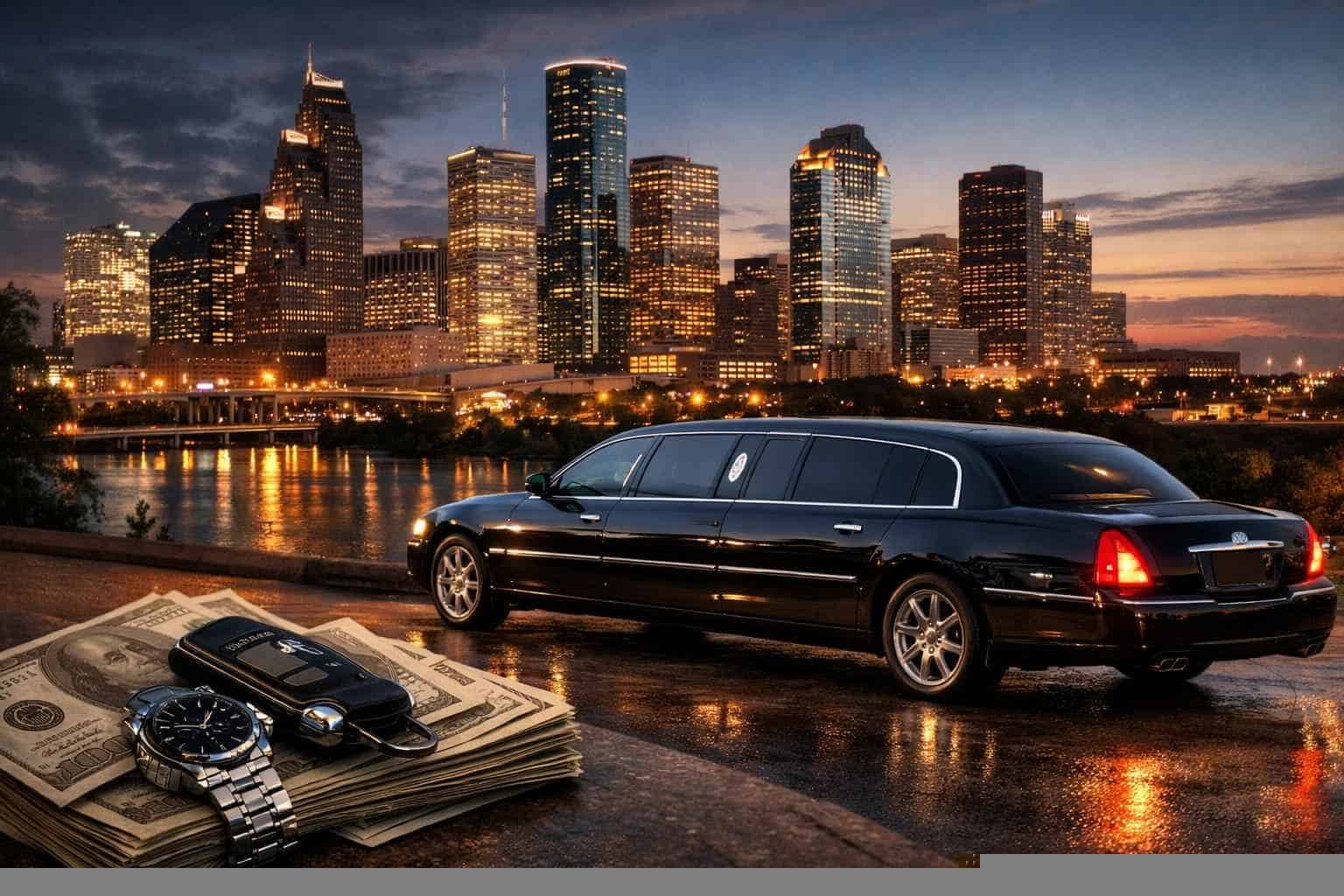Black Limo Rental Prices in Texas City TX