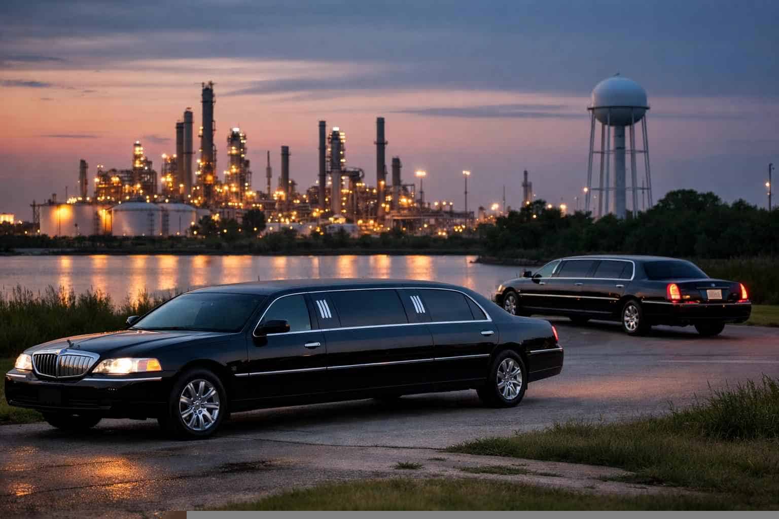 Black Limousines in Deer Park Texas