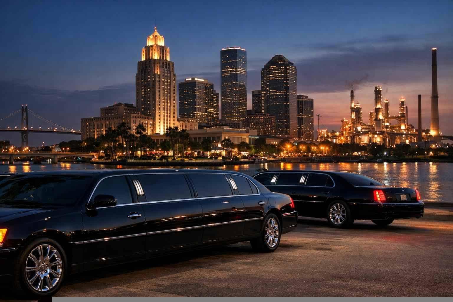 Black Limousines in Texas City Texas