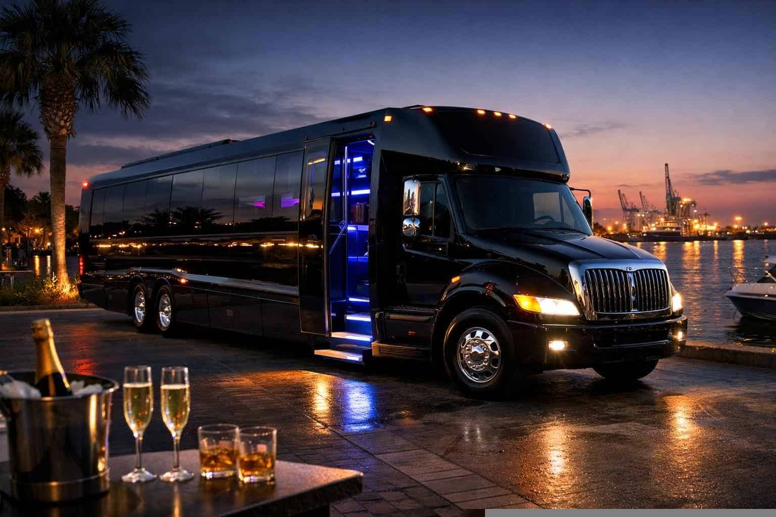 Black Party Bus Rental La Porte TX