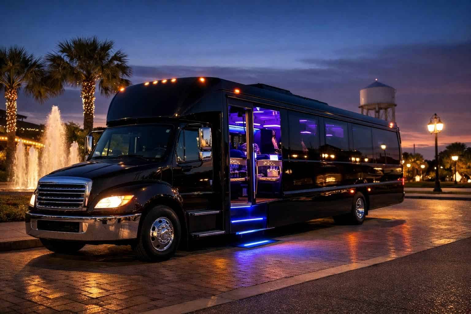 Black Party Bus Service Tomball TX