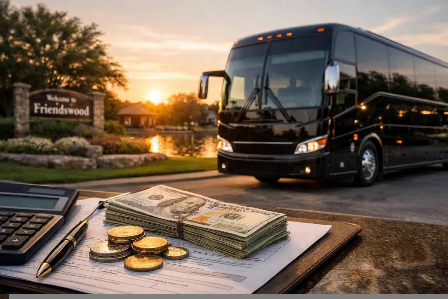 Bus Rental Prices in Friendswood TX
