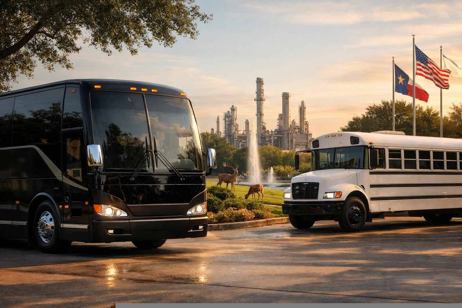Buses in Deer Park Texas