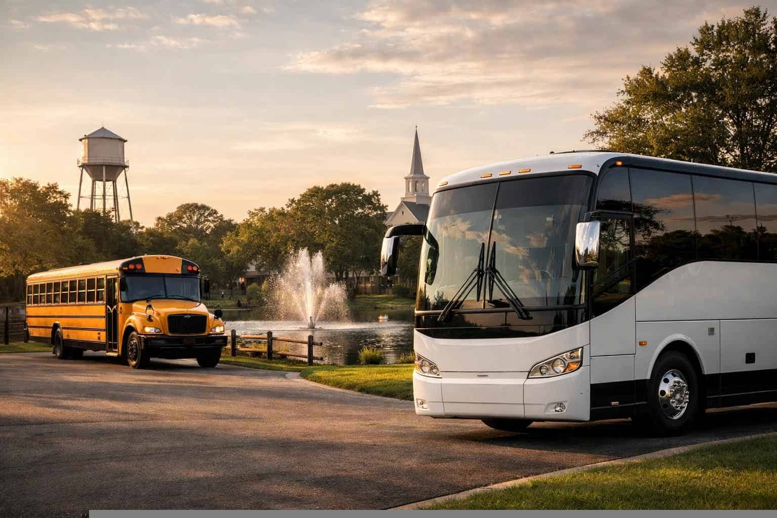 Buses in Friendswood Texas