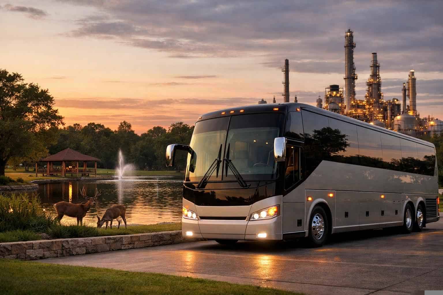 Charter Bus Rental Near Me Deer Park TX