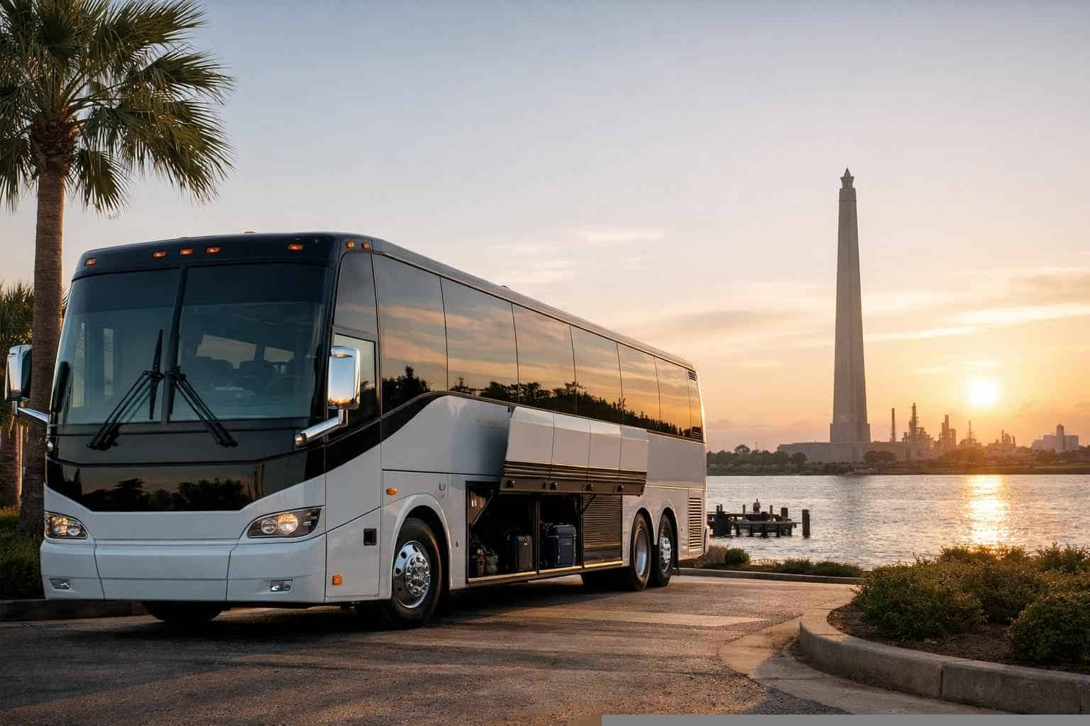 Charter Bus Rental Near Me La Porte TX