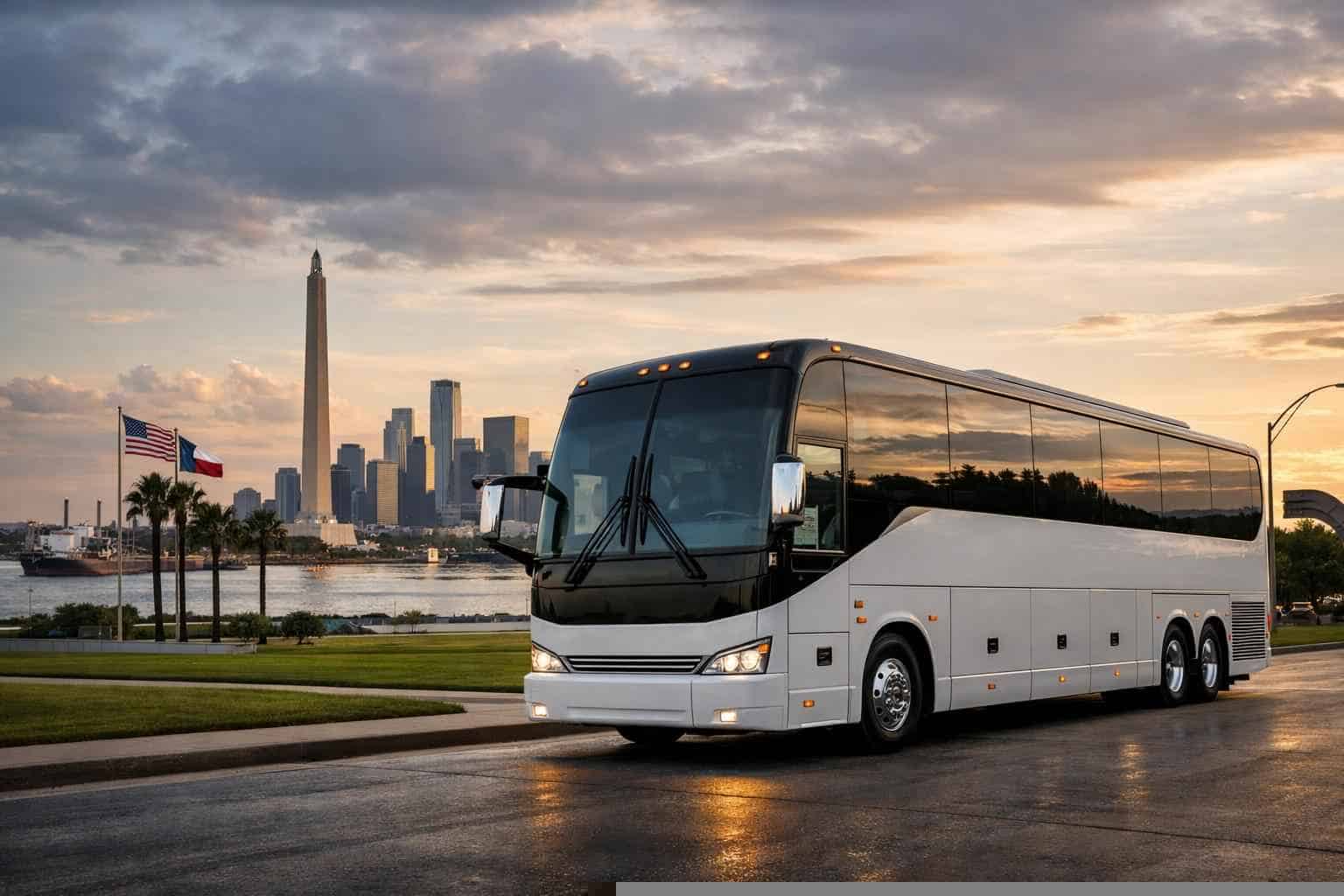 Charter Bus Rental Near Me Texas City TX
