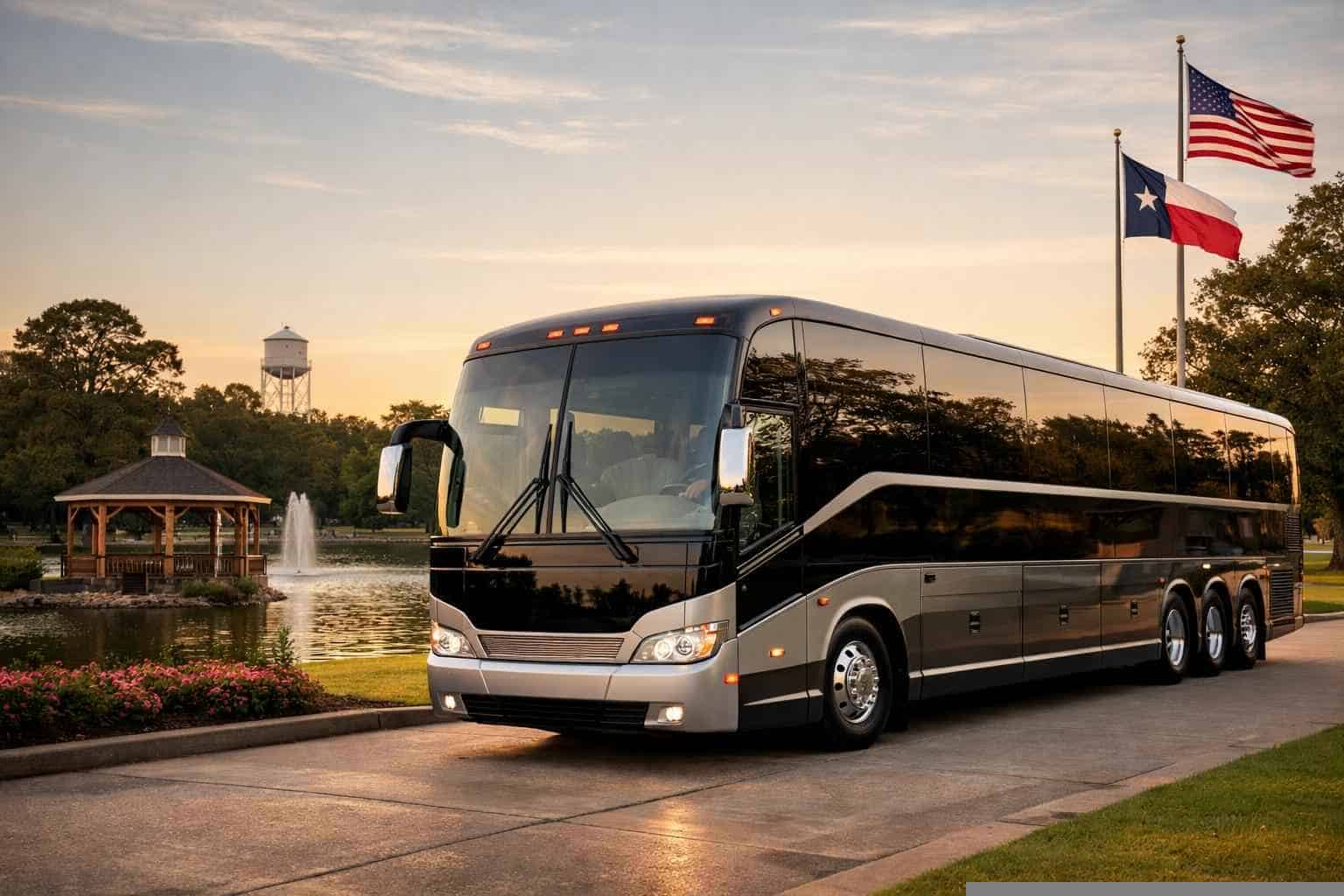 Charter Bus Service Friendswood TX
