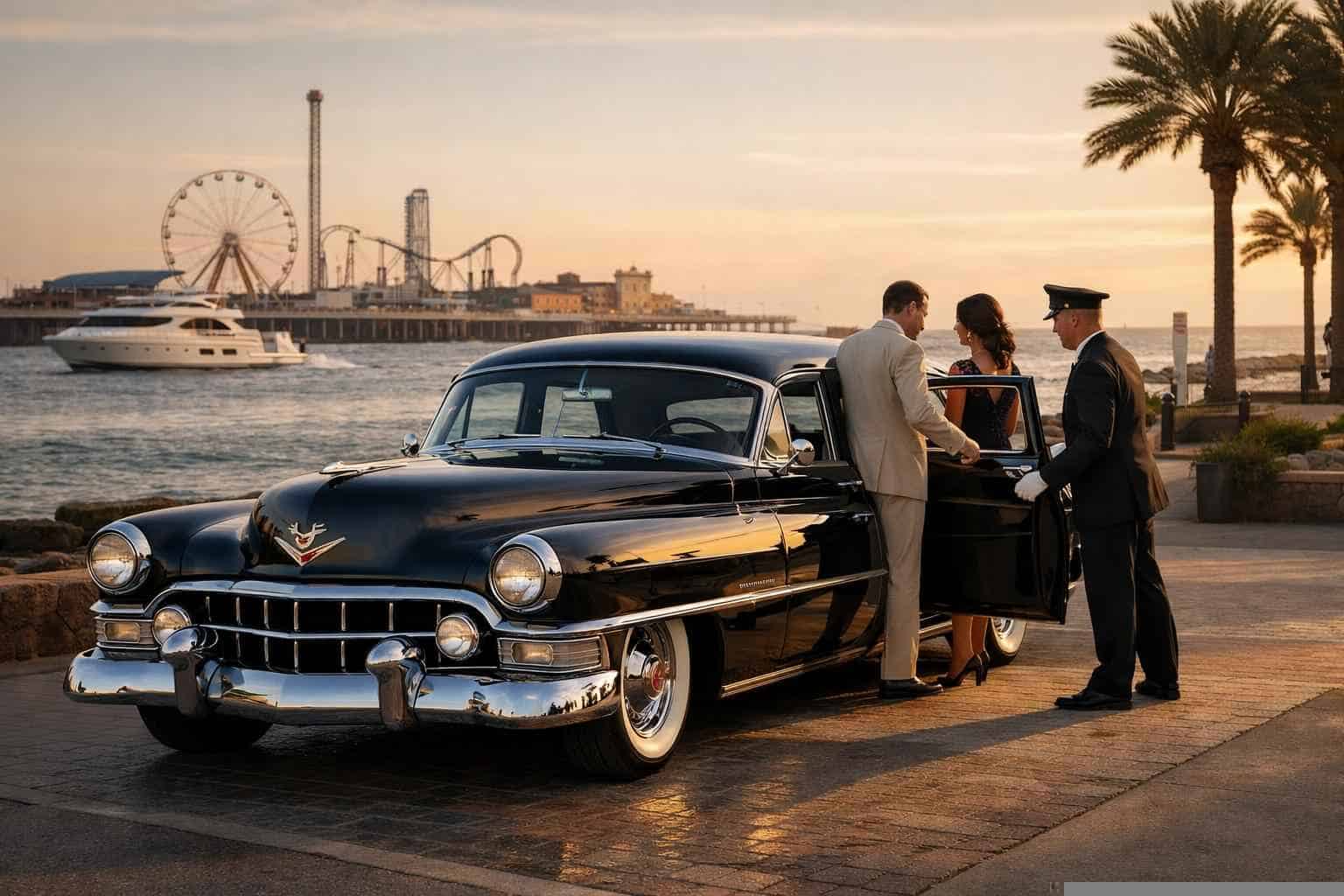 Classic Car Chauffeur Service Galveston TX