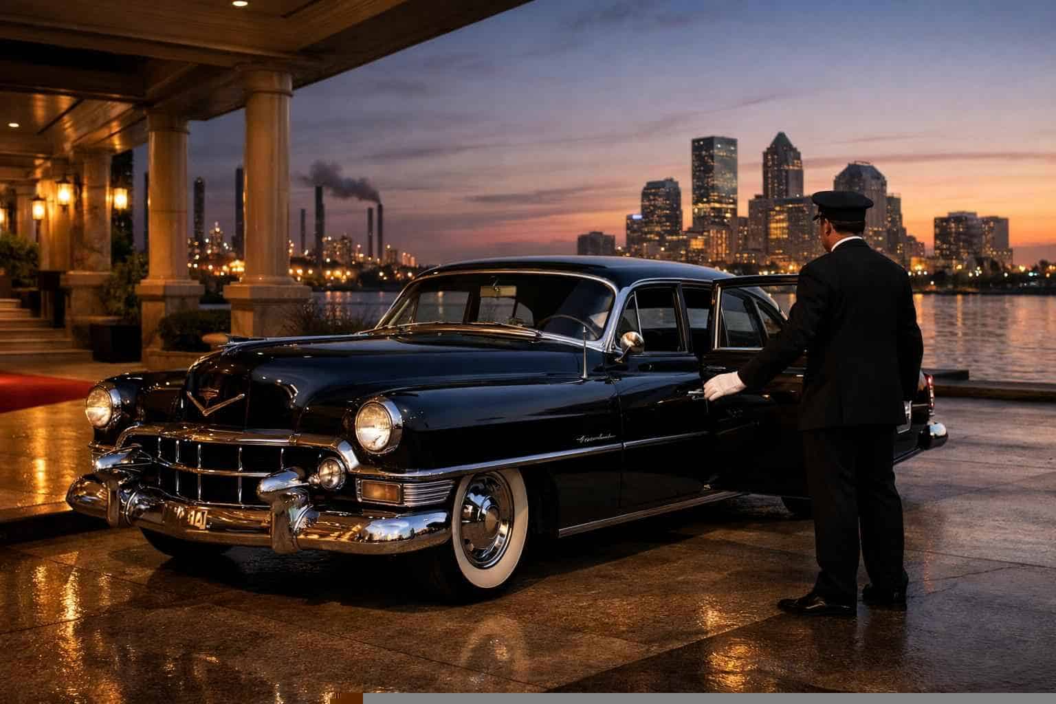Classic Car Chauffeur Service in Texas City Texas