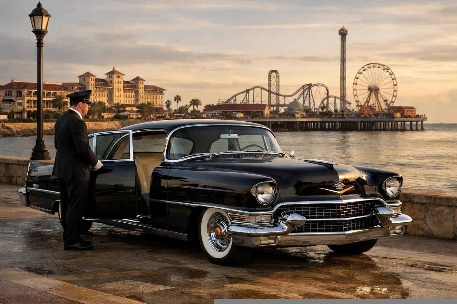 Classic Car Chauffeur Service Near Me Galveston TX