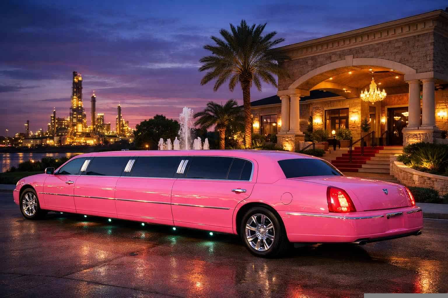 Deer Park Texas Pink Limo Rental
