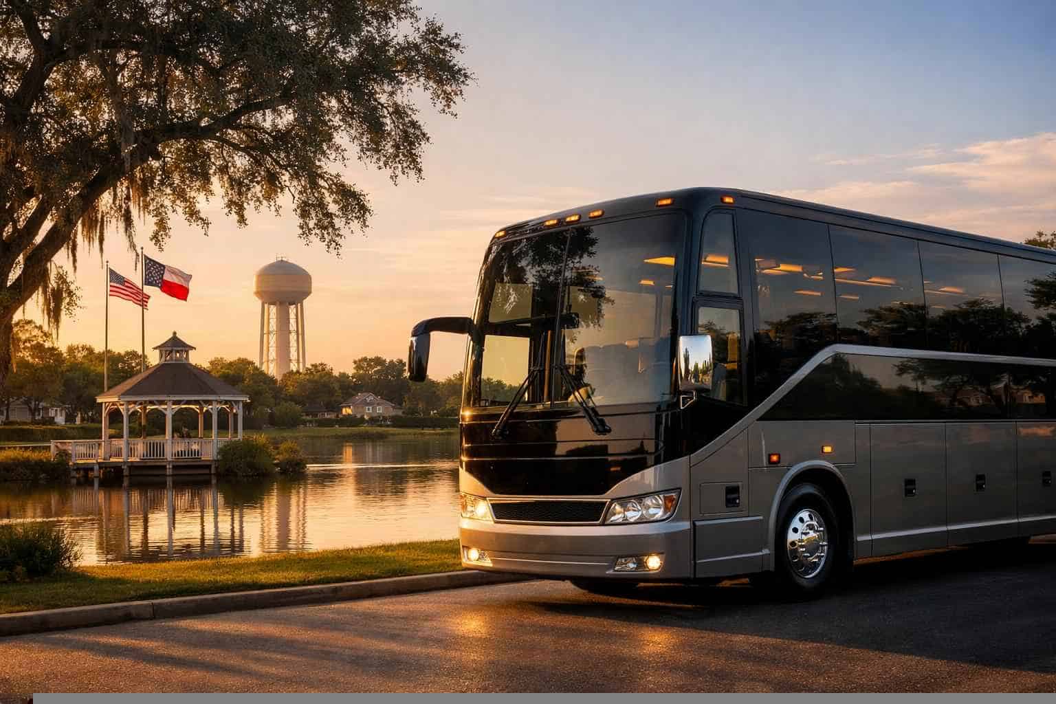 Friendswood Texas Charter Bus Rental