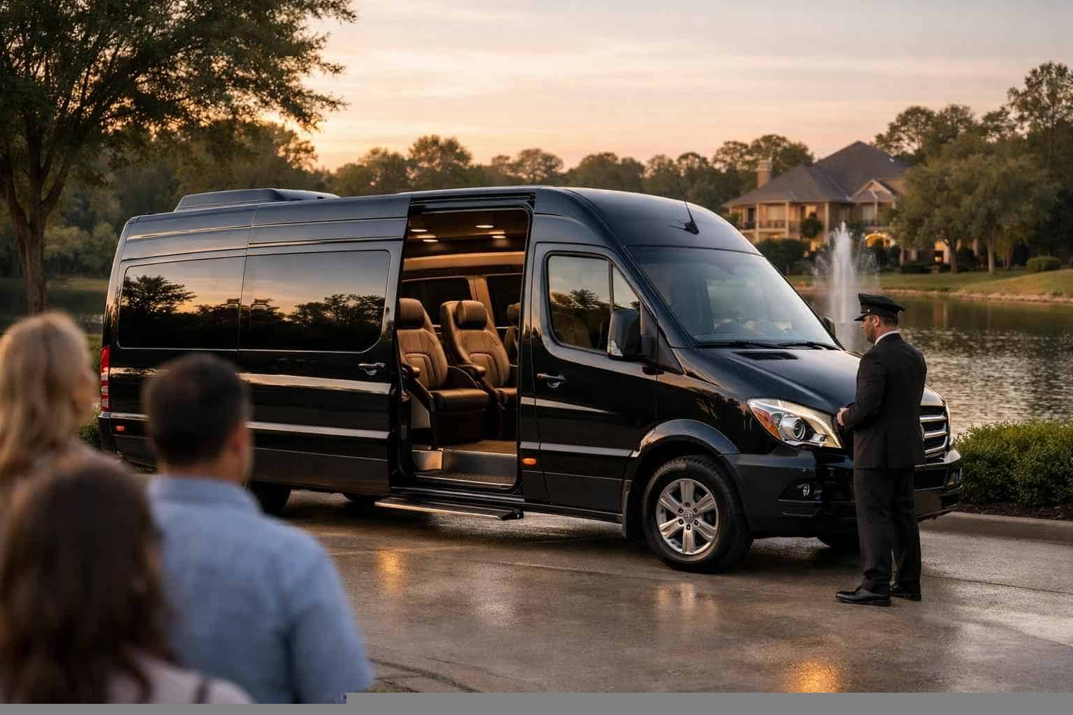 Friendswood Texas Passenger Van with Driver