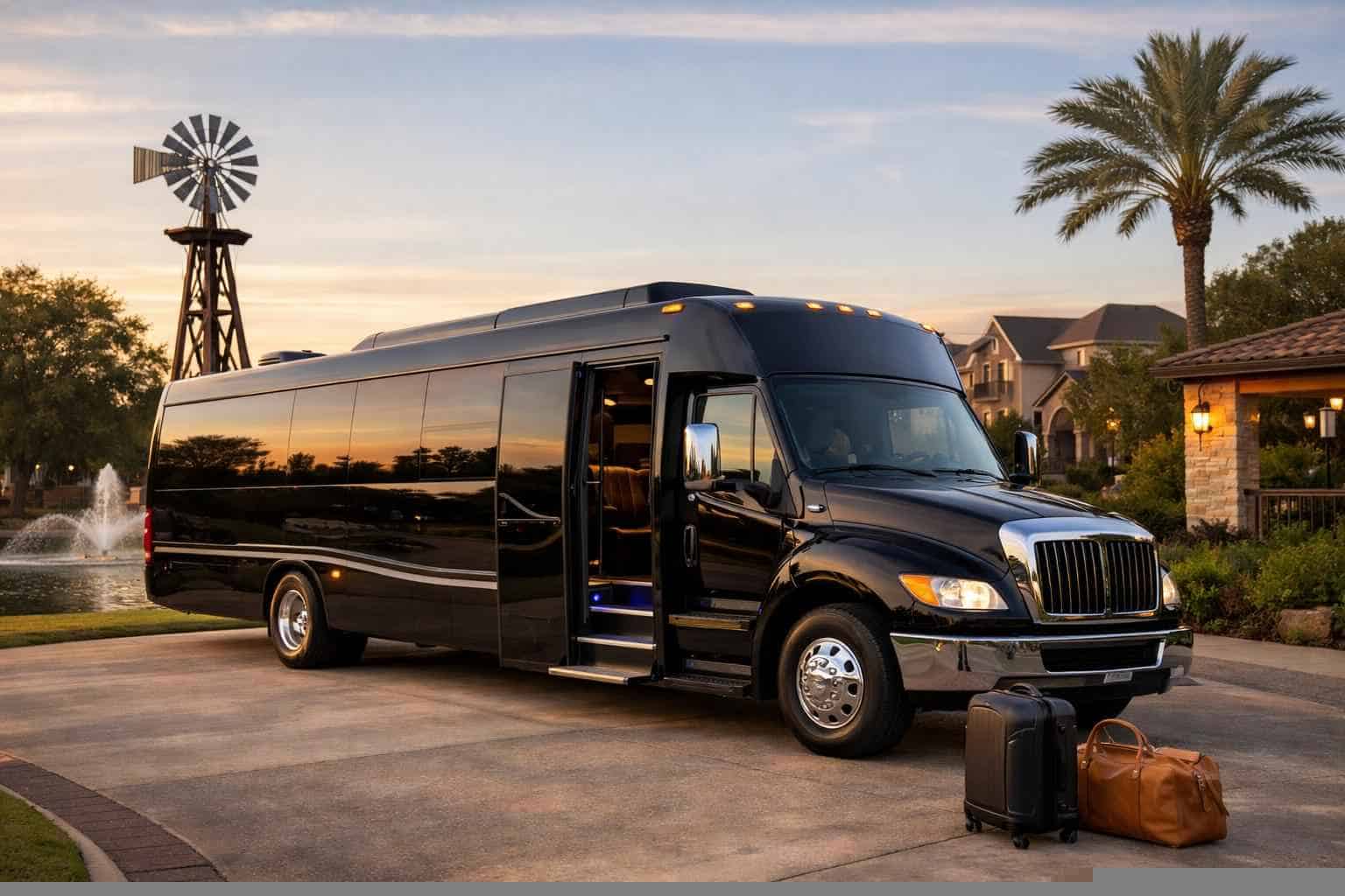 Friendswood Texas Shuttle Bus Rental