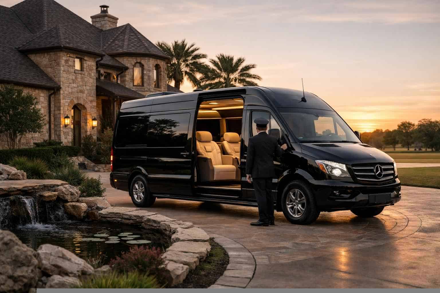 Friendswood Texas Sprinter Van Rental with Driver