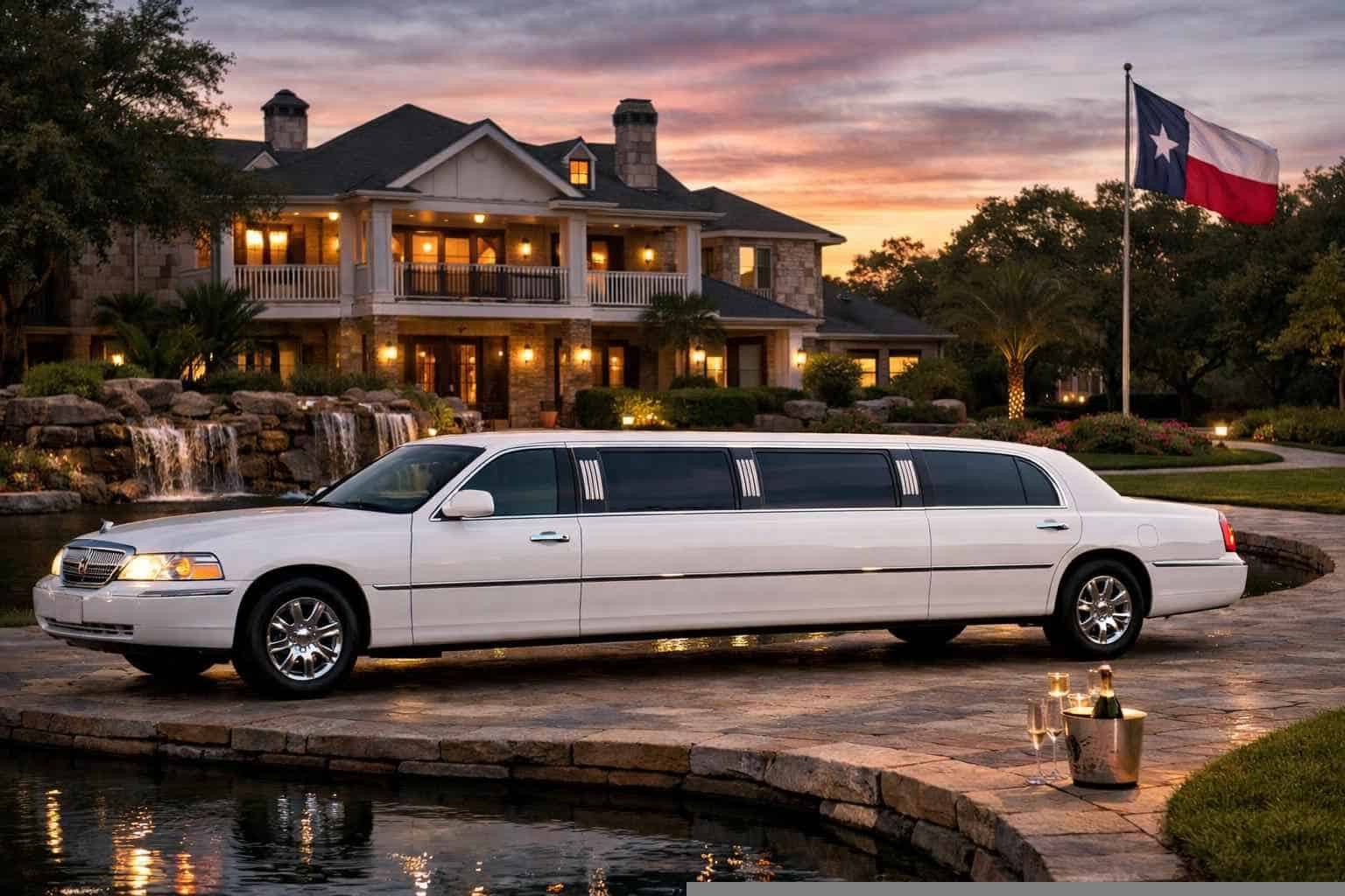 Friendswood Texas White Limo Rental
