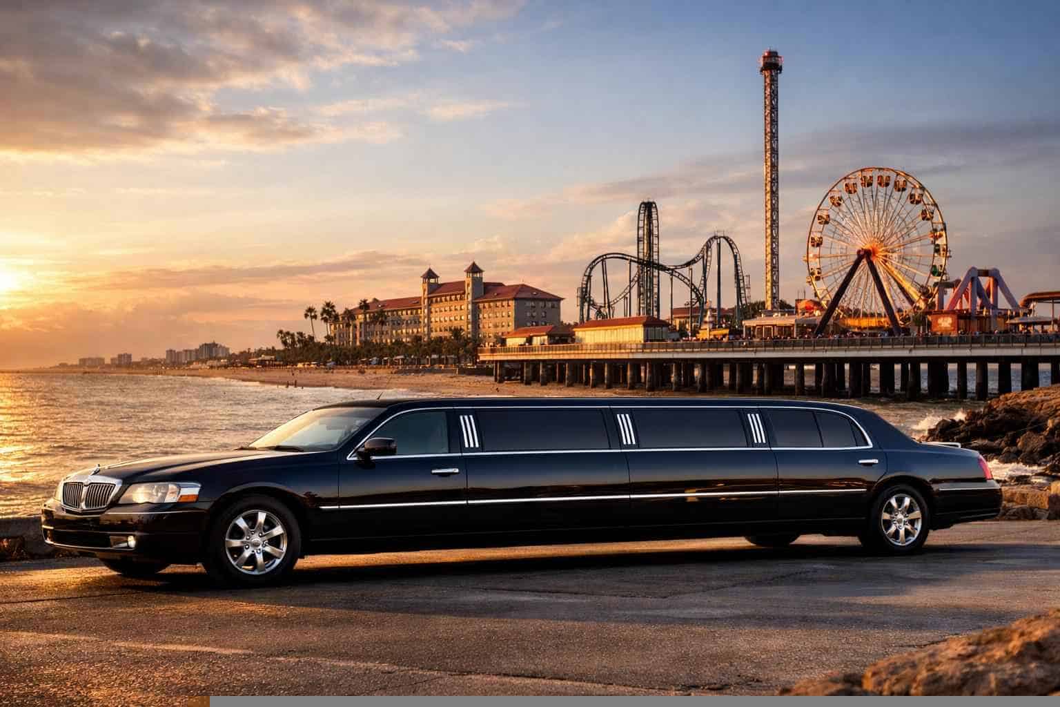 Galveston Texas Black Limo Rental