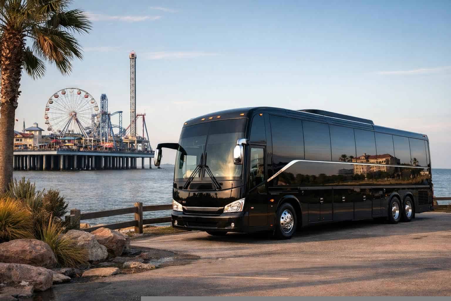 Galveston Texas Charter Bus Rental