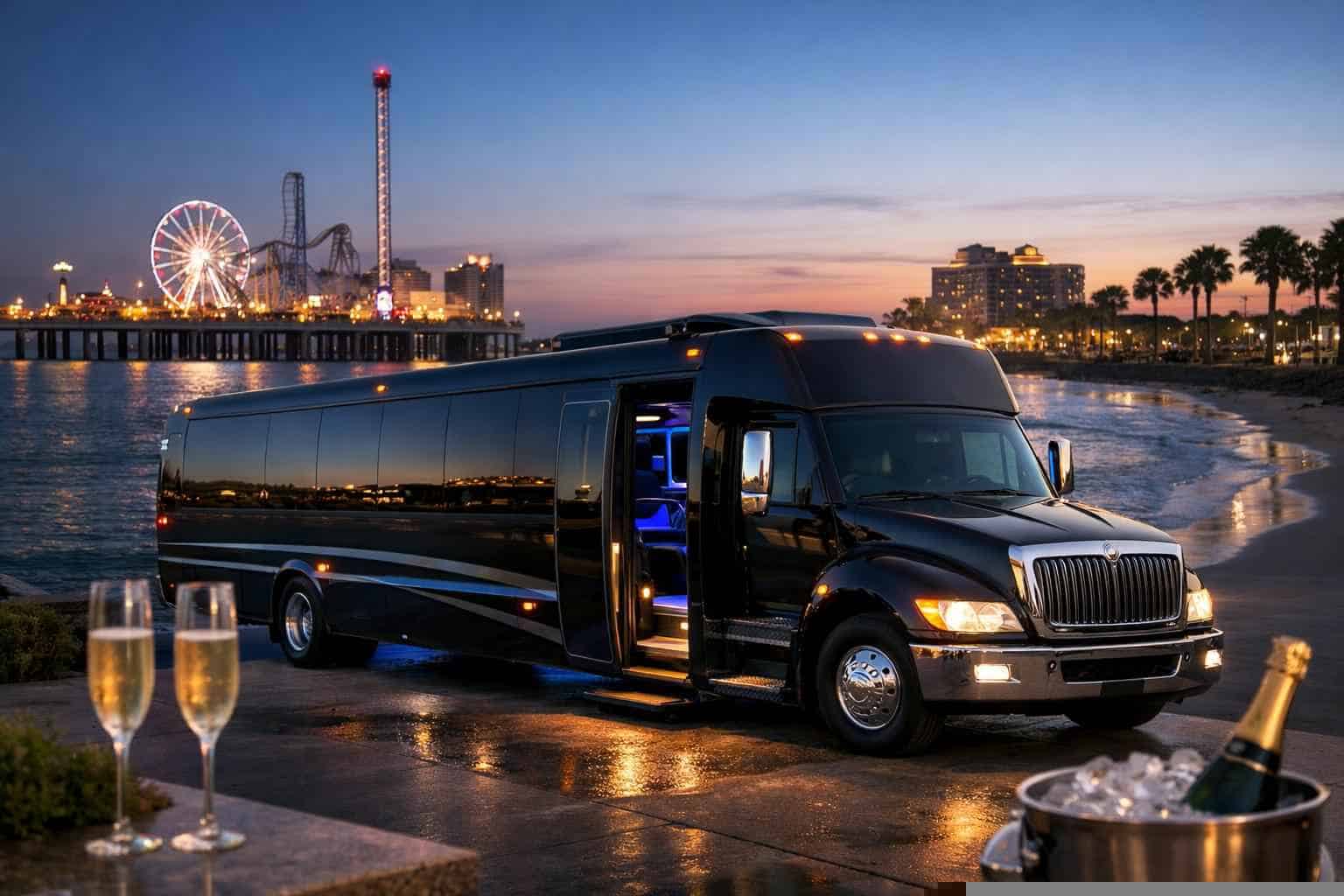 Galveston Texas Limo Bus Rental