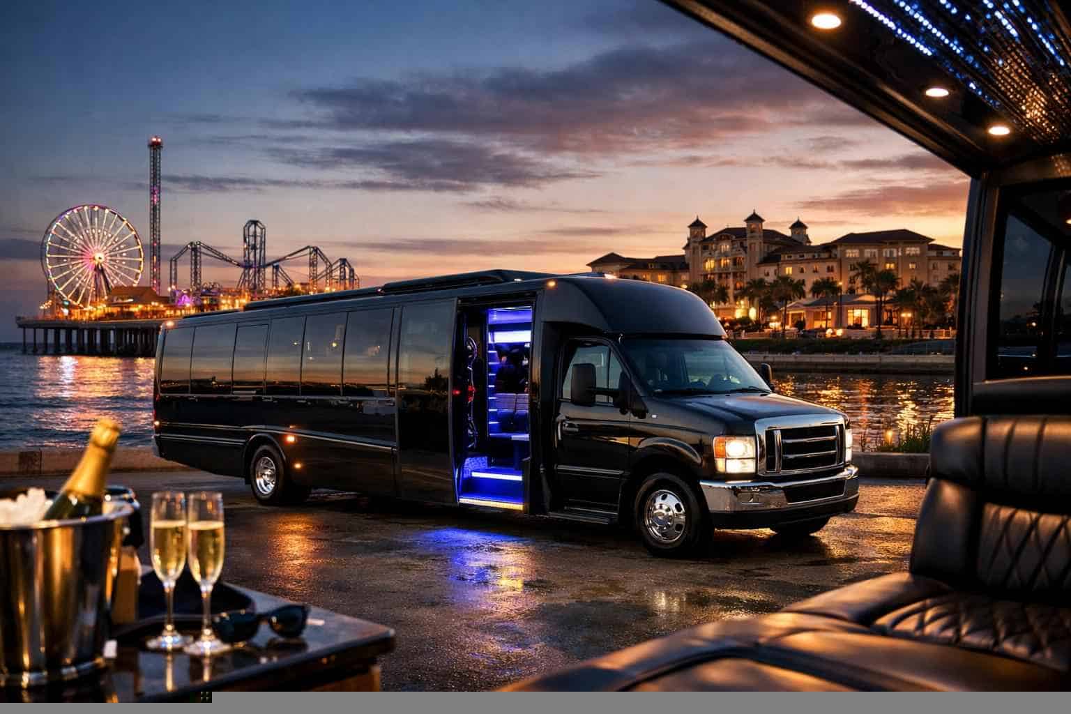 Galveston Texas Party Bus Rental