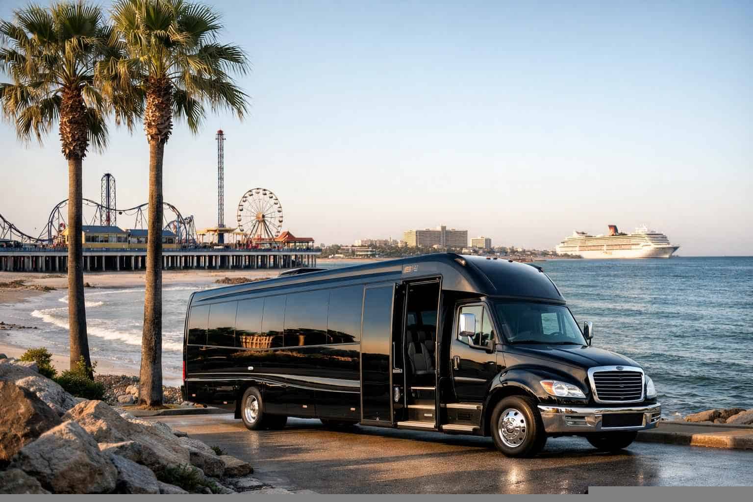 Galveston Texas Shuttle Bus Rental