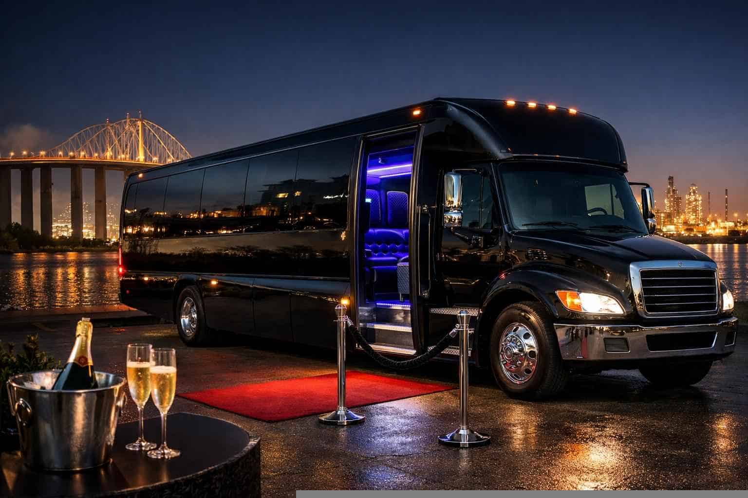 La Porte Texas Black Party Bus Rental