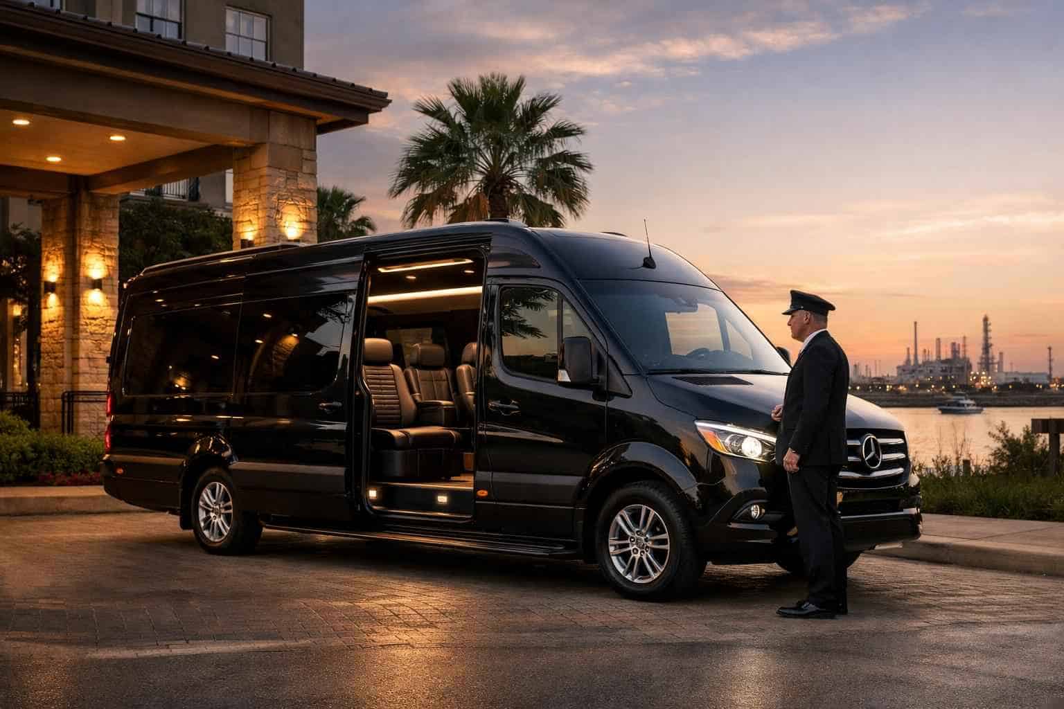 La Porte Texas Passenger Van with Driver