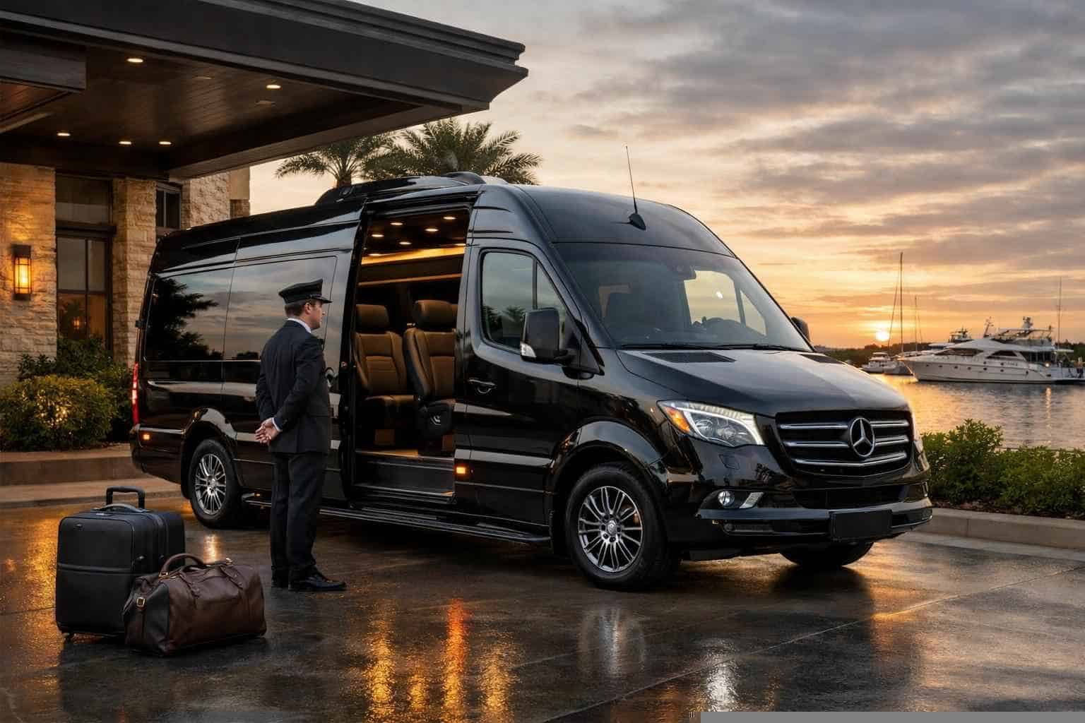 La Porte Texas Sprinter Van Rental with Driver
