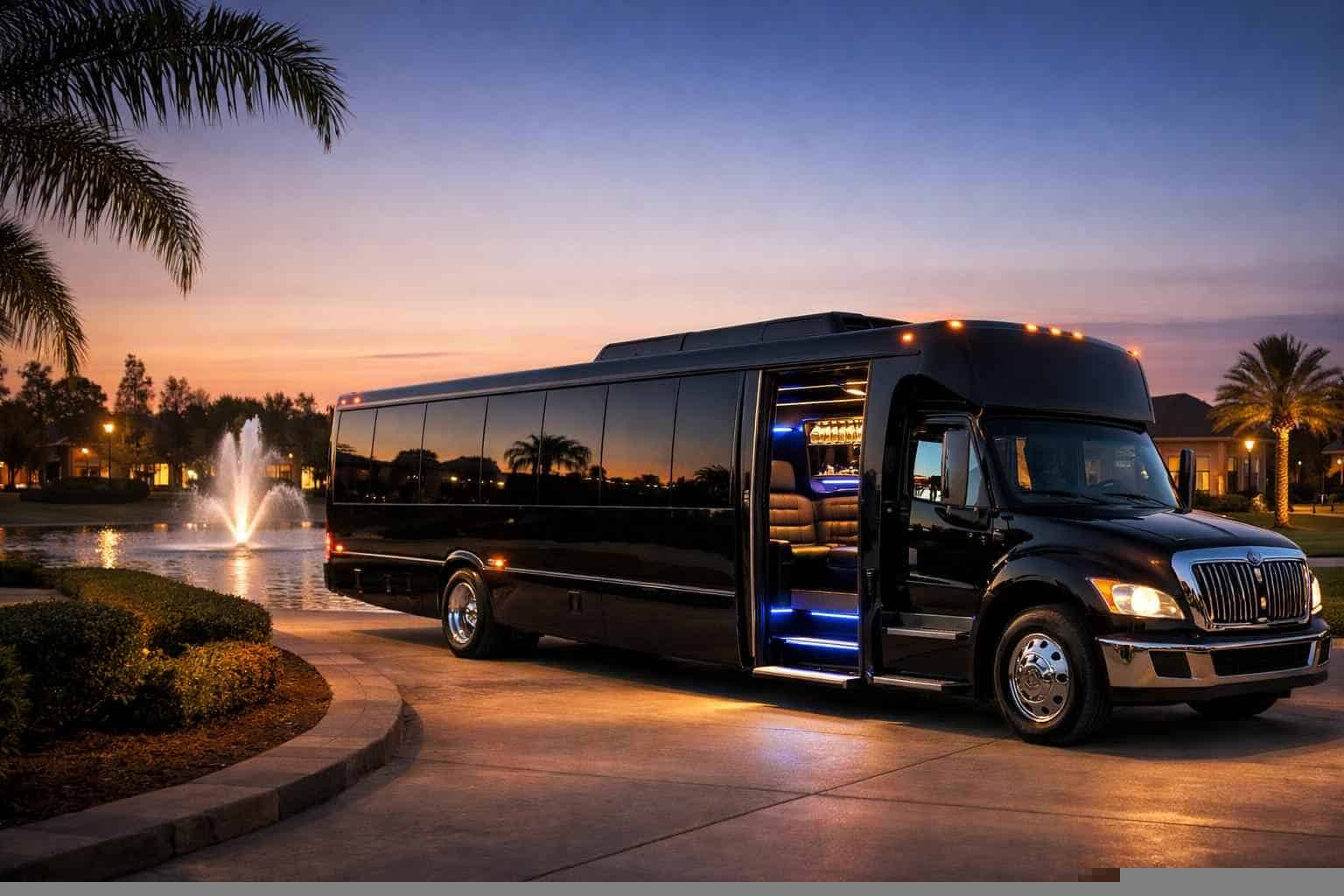 Limo Bus Rental Friendswood TX