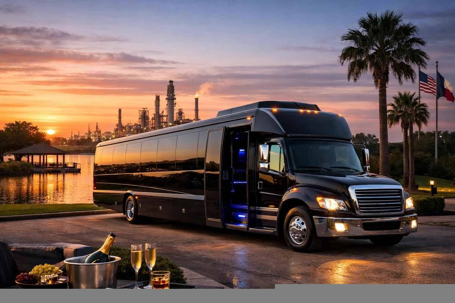 Limo Bus Rental in Deer Park Texas
