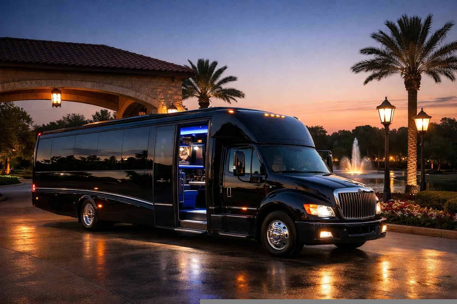 Limo Bus Rental in Friendswood Texas