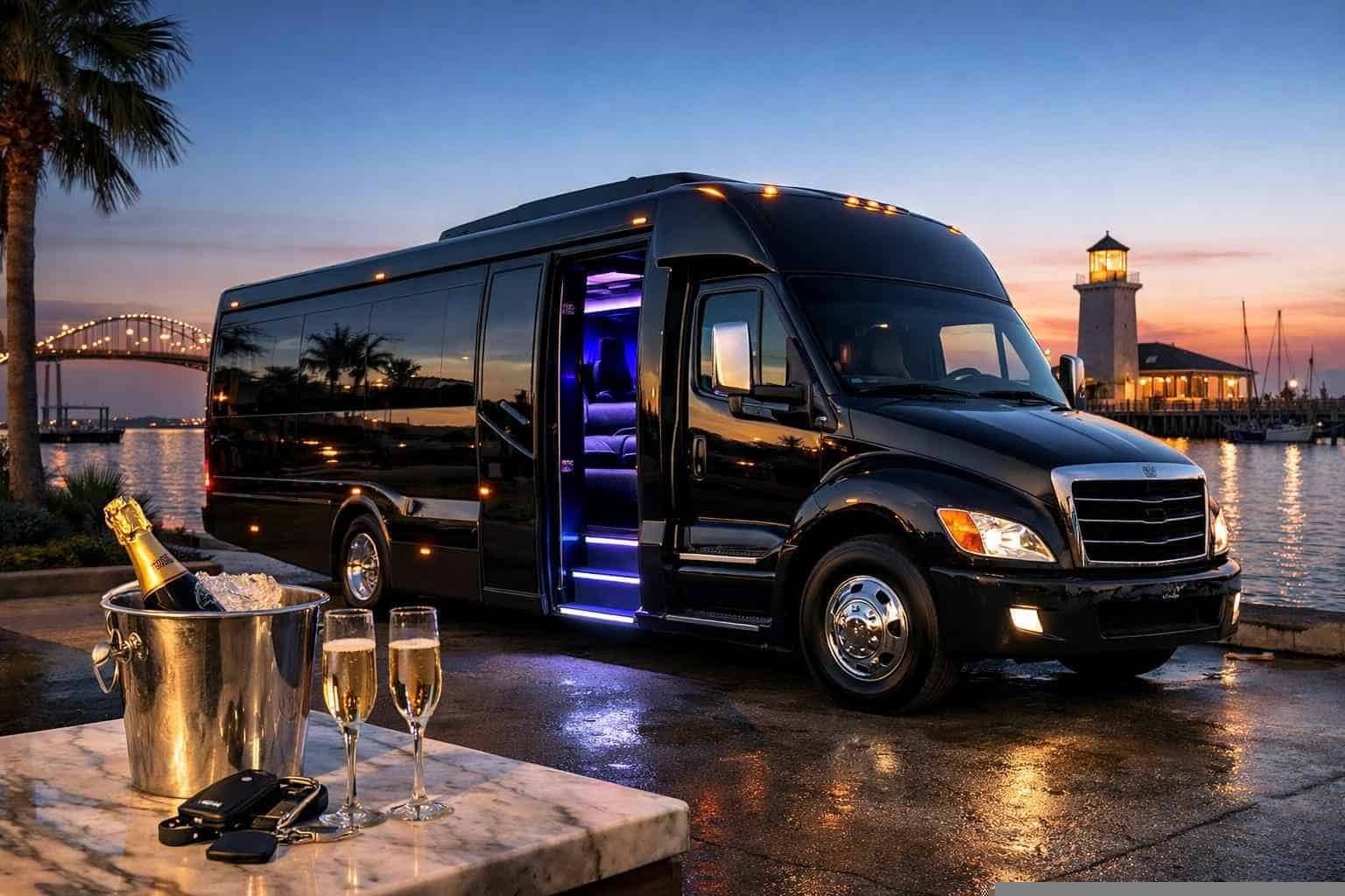 Limo Bus Rental in La Porte Texas
