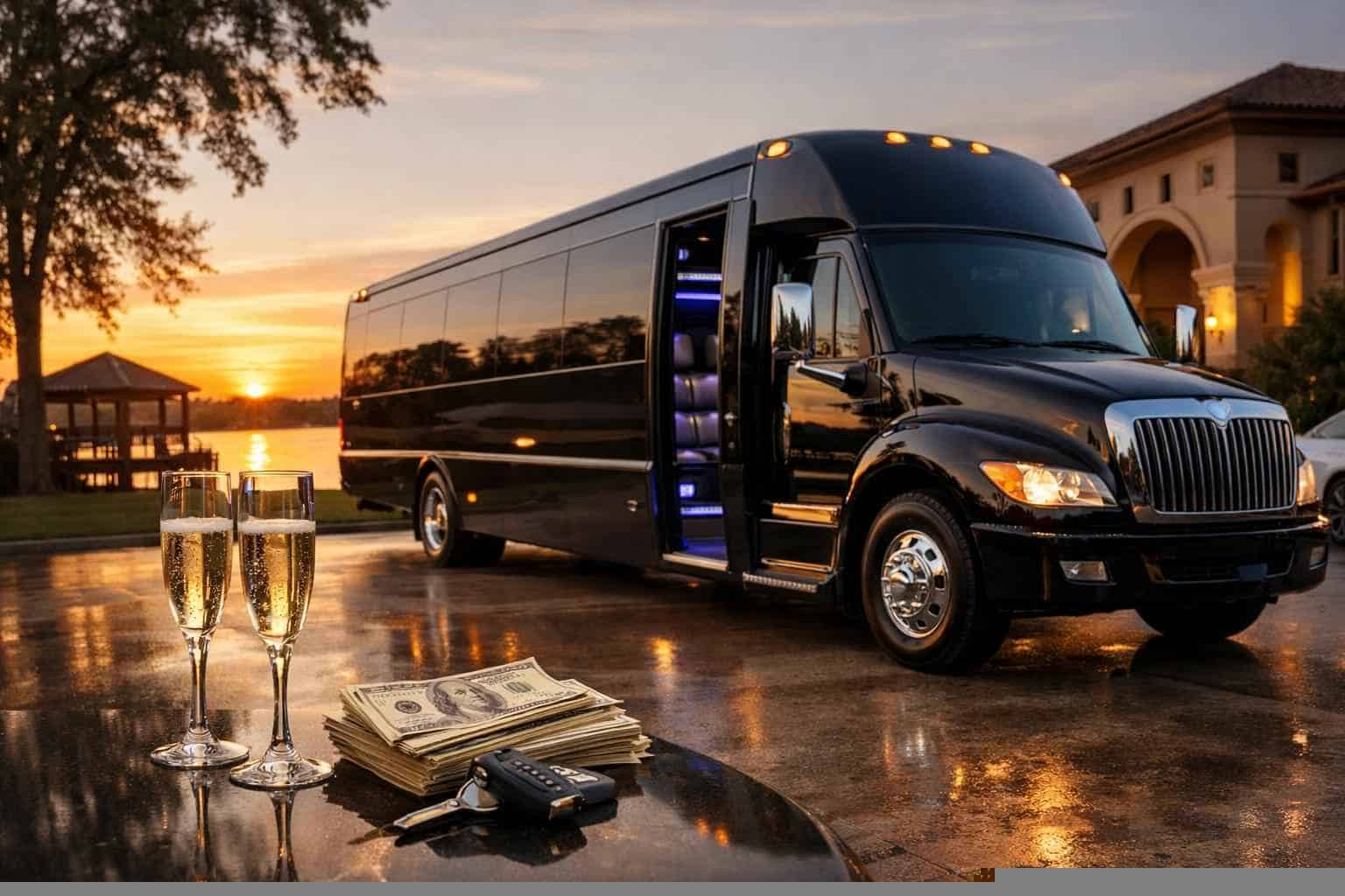 Limo Bus Rental Prices in Deer Park TX