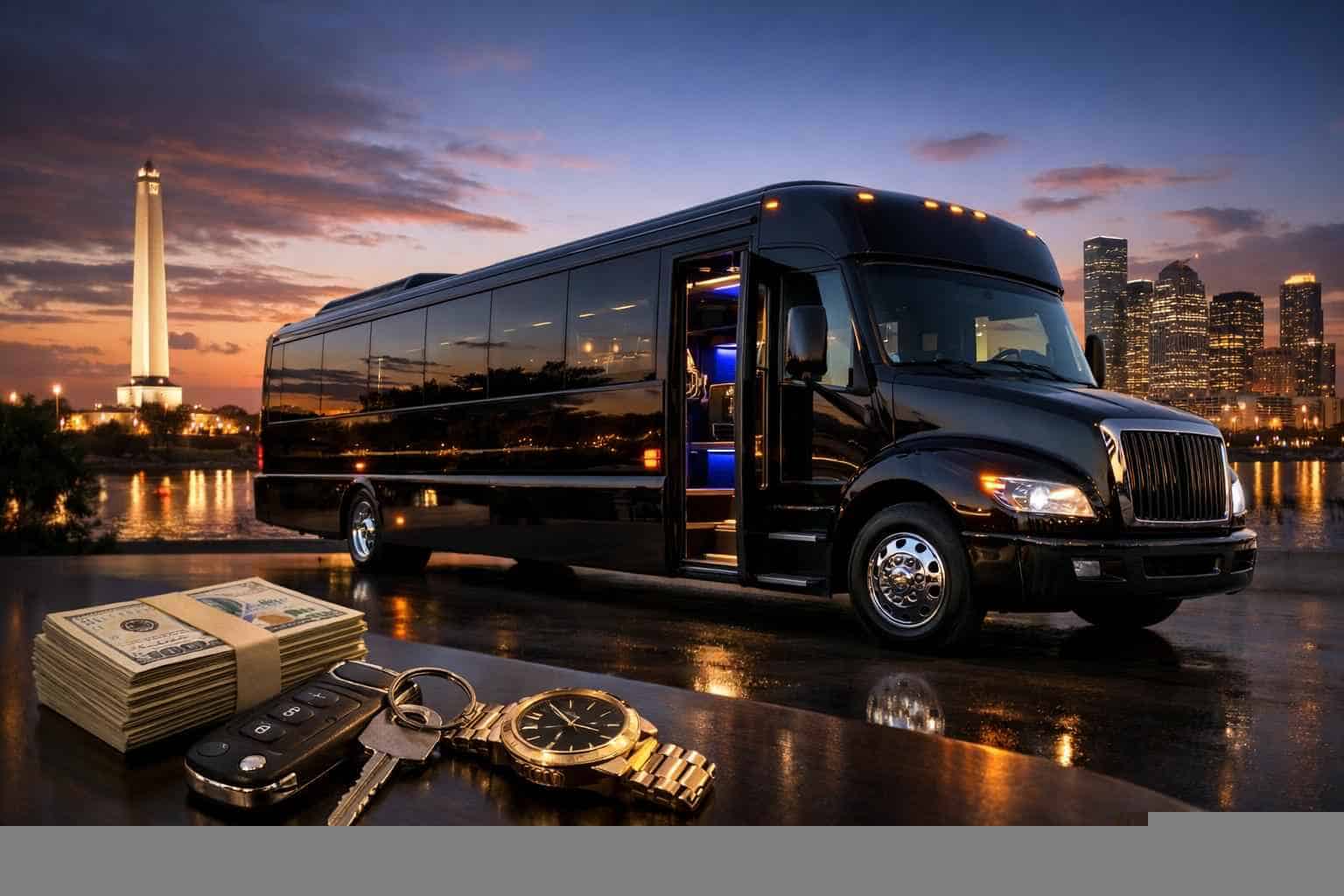 Limo Bus Rental Prices in Texas City TX