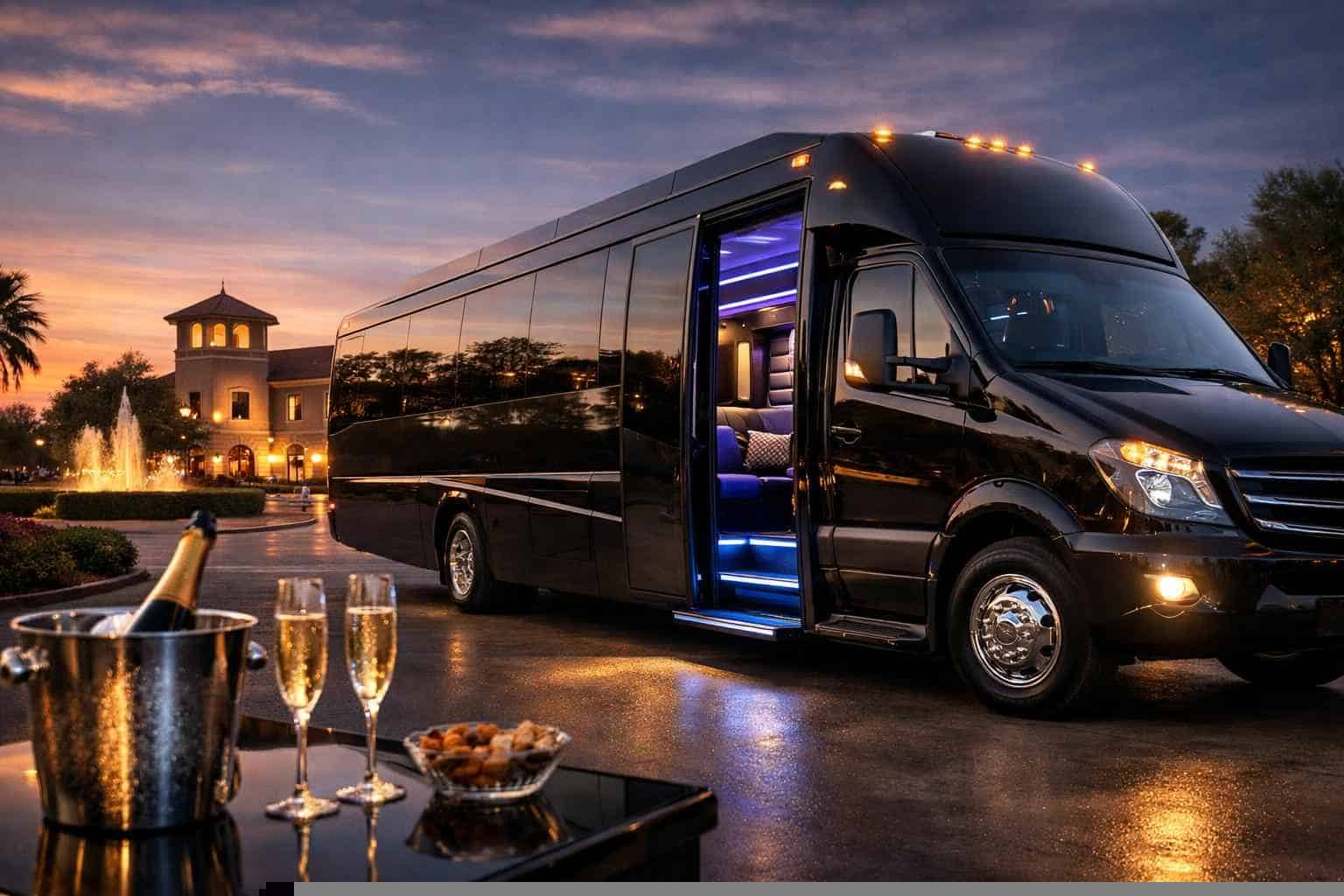 Limo Bus Service Friendswood TX