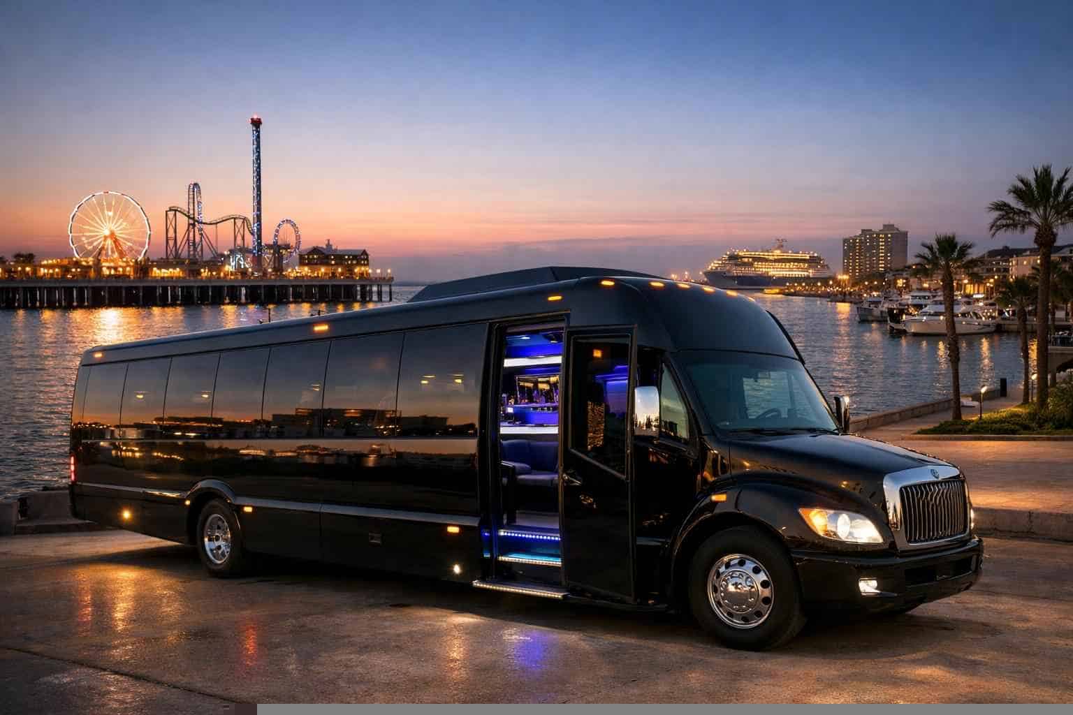 Limo Bus Service Galveston TX