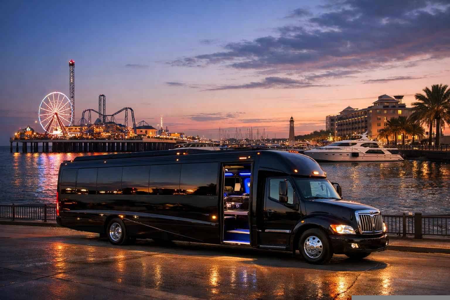 Limo Buses in Galveston Texas