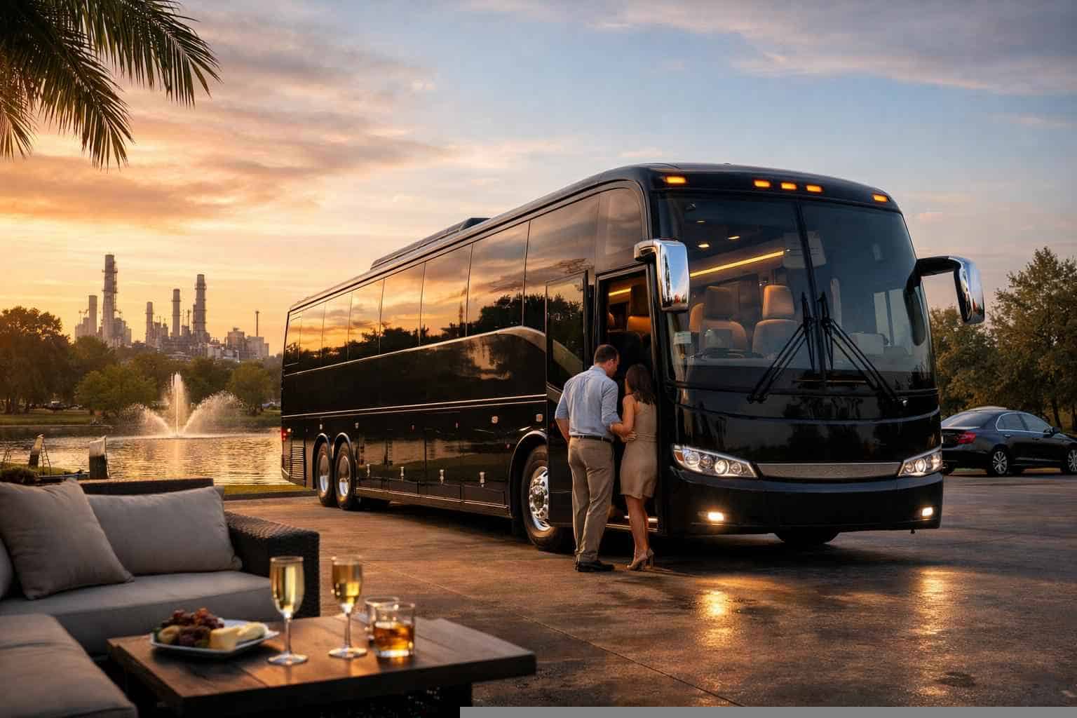 Luxury Bus Rental in Deer Park Texas
