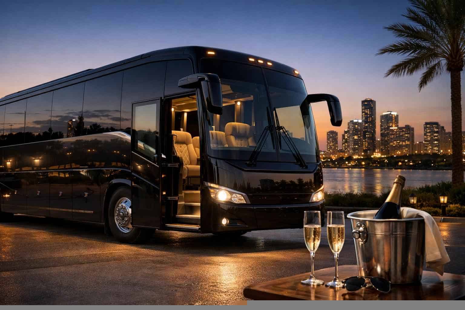 Luxury Bus Rental In Texas City Texas