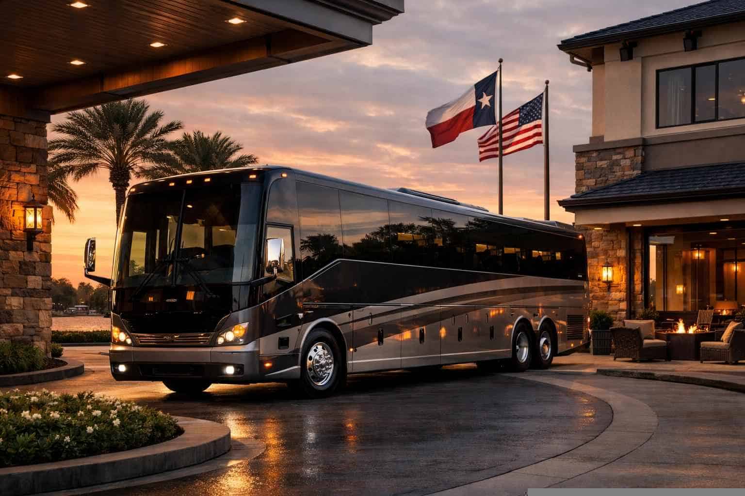 Luxury Charter Bus Rental In Deer Park Texas