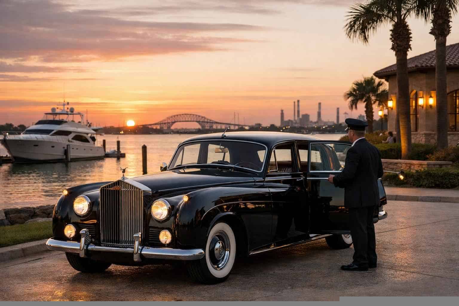 Luxury Classic Car Chauffeur Service in La Porte Texas