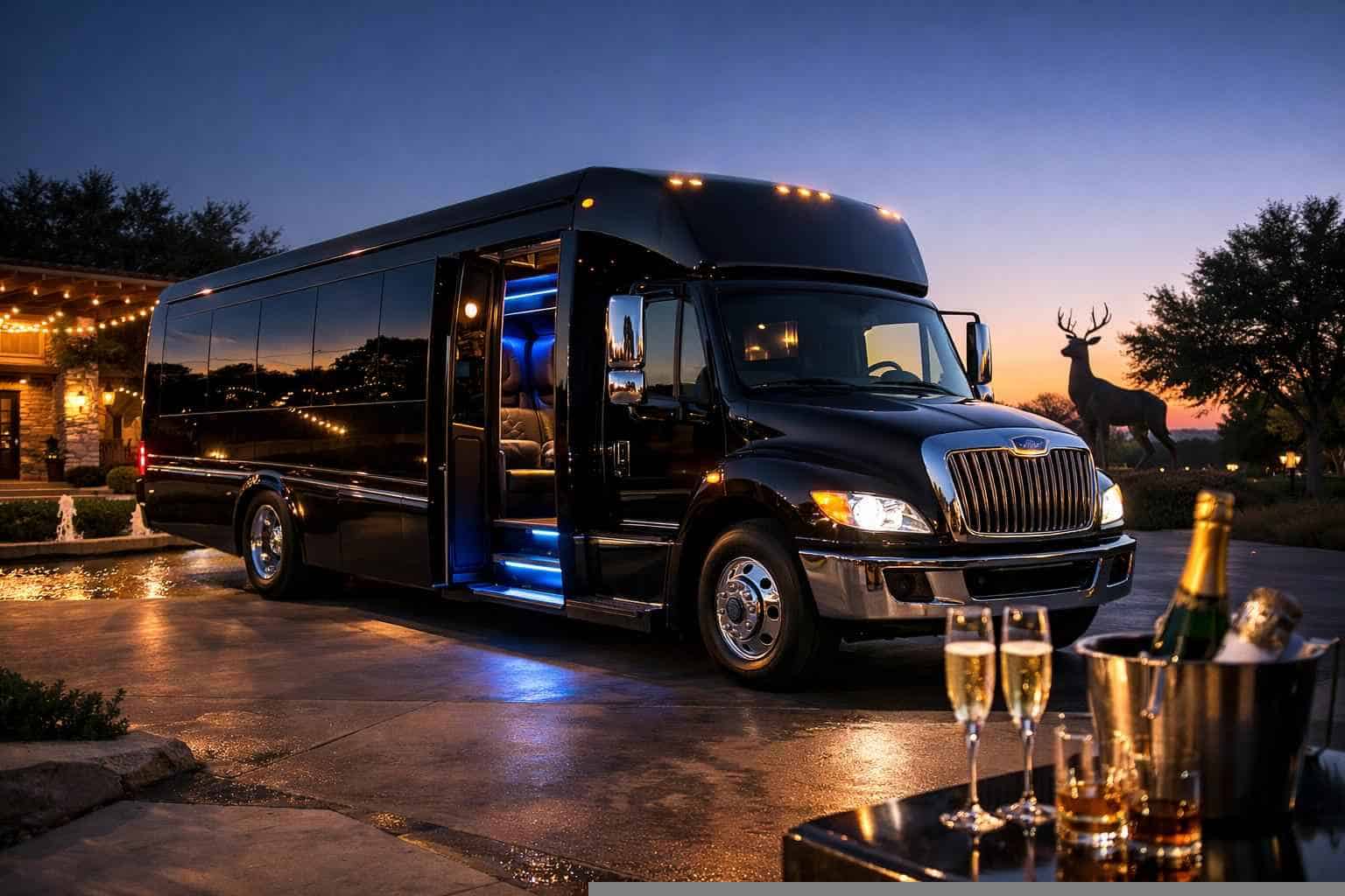 Luxury Limo Bus Rental in Deer Park Texas